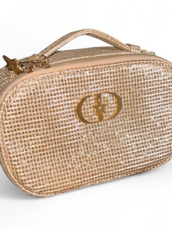 Dior Handbags - Dior Limited edition Gold Sparkling Case adorned with CD initials